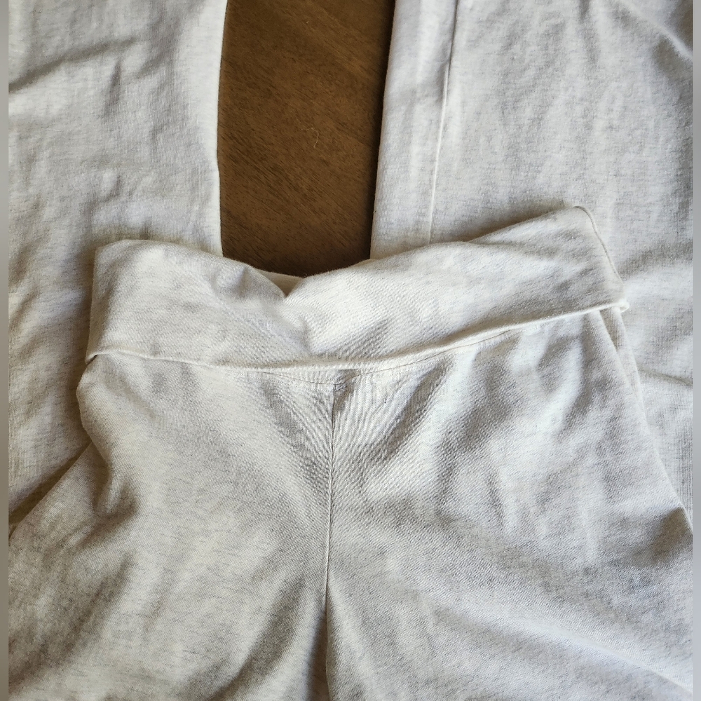 Brandy Melville Grey Low-Rise Foldover Pants